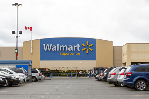 A Walmart store.