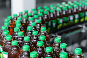 large bottling line