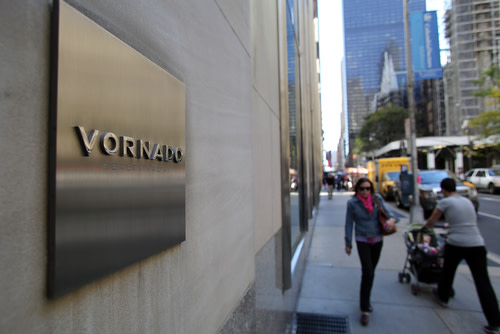 Vornado Logo on wall