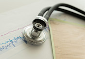 Stethoscope on Chart