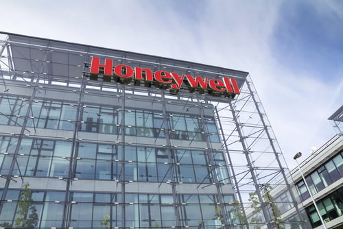 Honeywell Logo on Building