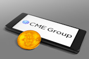 CME group on a smartphone screen