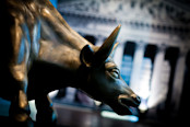 Statue of the Bull of Wall Street
