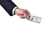 Money changing hands 1