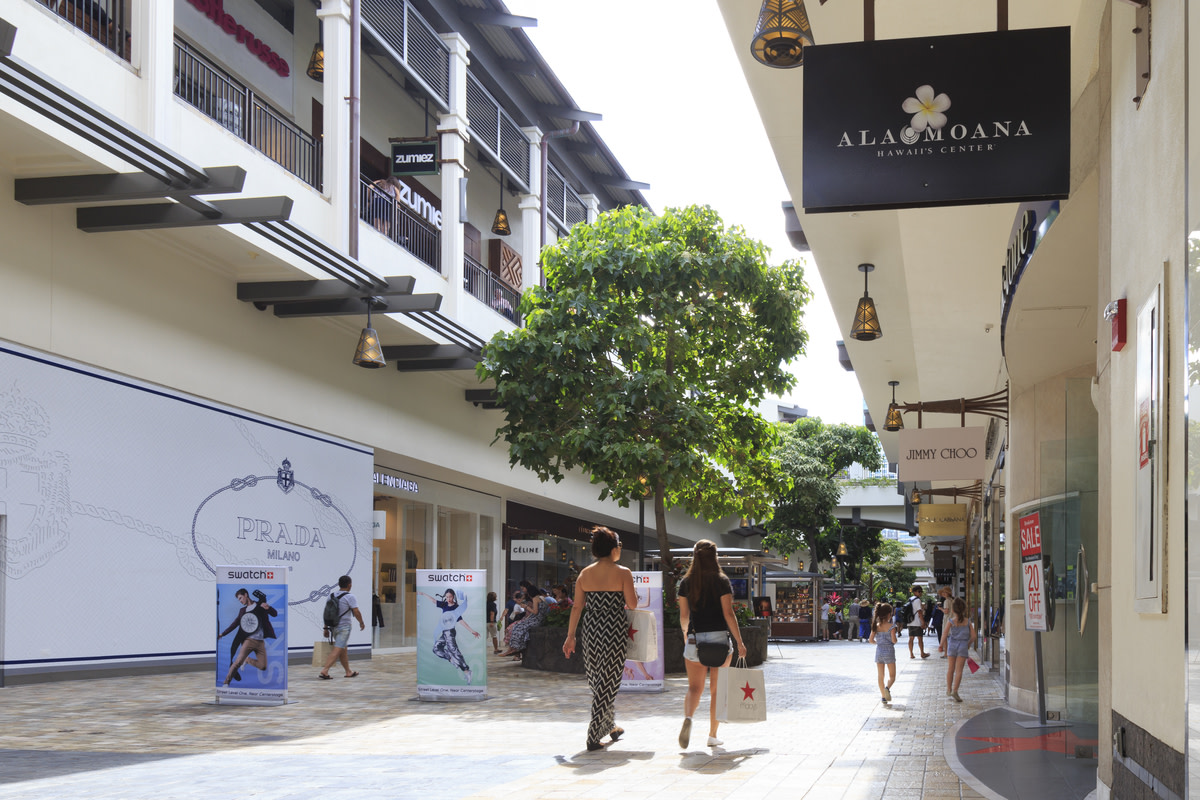 Shopping mall in Hawaii