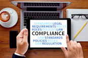 Regulatory compliance technology concept