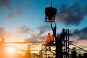 Industrial construction site