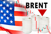 US oil and gas sector down