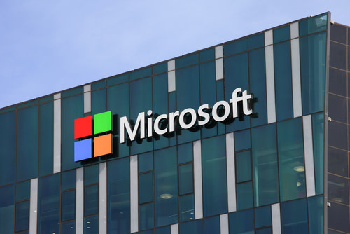 The Mircosoft Corp. logo.