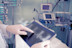 Surgeon using Tablet in OR