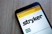 Stryker Corporation Website on a Smartphone