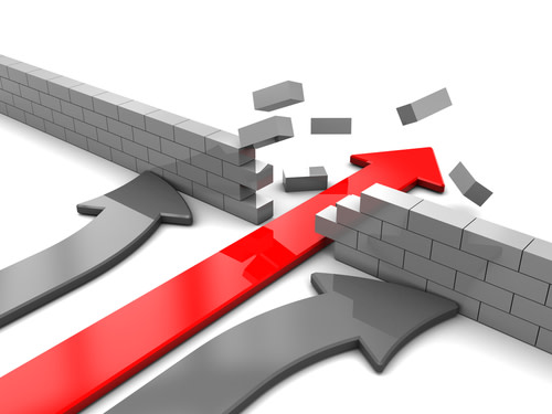 getting past an obstacle
