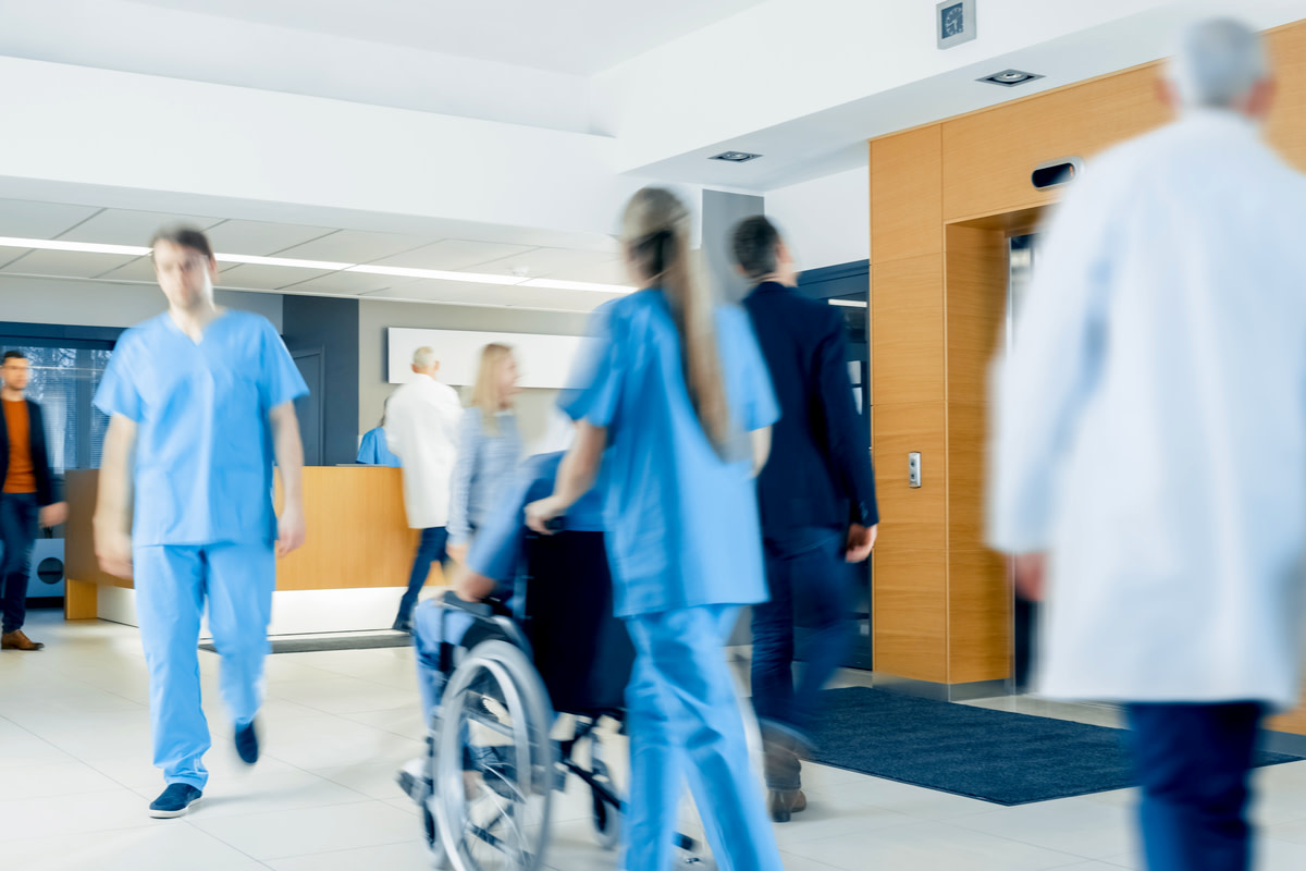 Medical care facility lobby