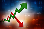 Graph demonstrating both inflation and deflation