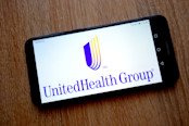 UnitedHealth Group Logo on Smartphone