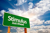 Concept of upcoming government stimulus package