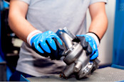 Automotive plant employee
