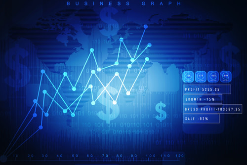 Green stock market increase
