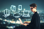 Cloud computing concept