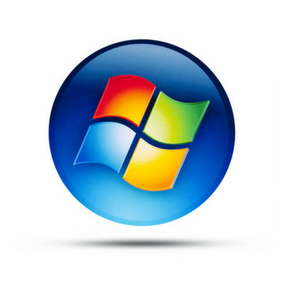 microsoft logo on white