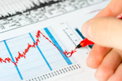 Stock market index going down