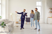 Giving a tour of a professionally managed home