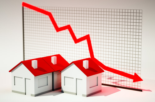 Fall in demand in the housing market.