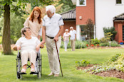 outside a private rehabilitation clinic