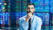 Worried investor