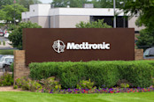 Medtronic Logo on Building