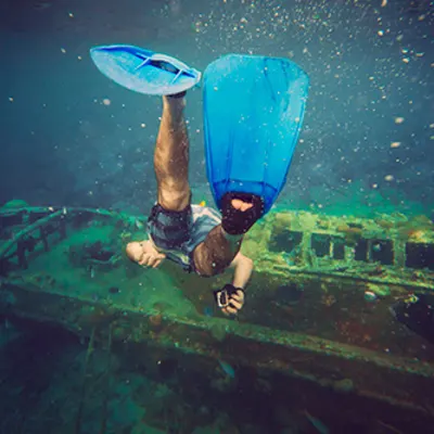 Snorkeling at Tug Boat