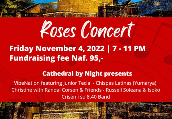 Cathedral by Night Roses concert