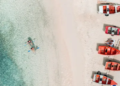 Fishing Boats on Beach