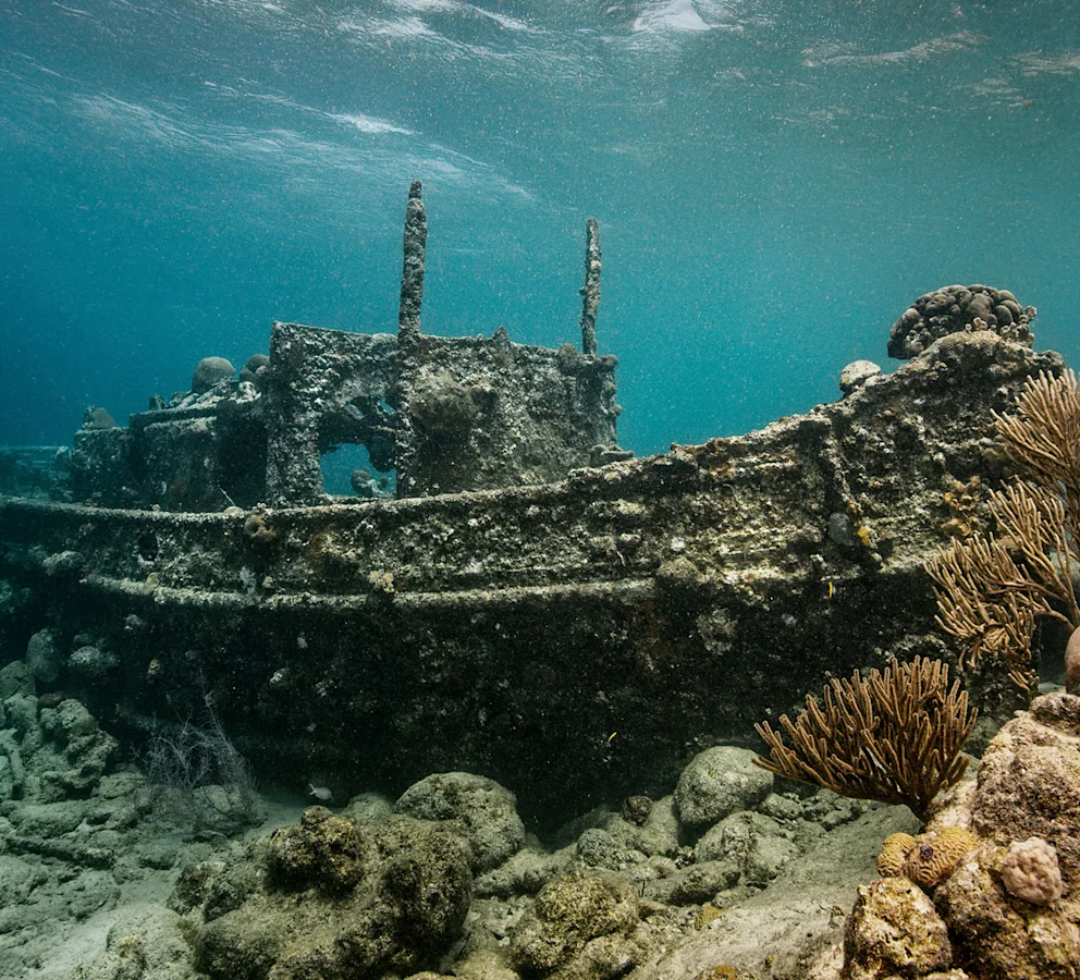 Tugboat wreck