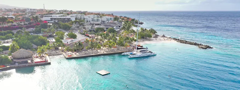 Jan Thiel Beach Aerial Header