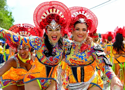 Carnival revelers