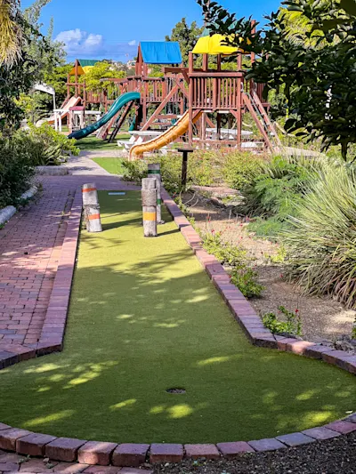 Miniature Golf Course And Playground At Landhuis Brakkeput Mei-Mei