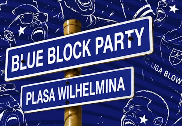 Blue nation block party - plasa wilhelmina