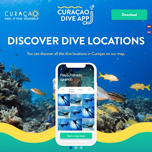 Curacao Dive Map
