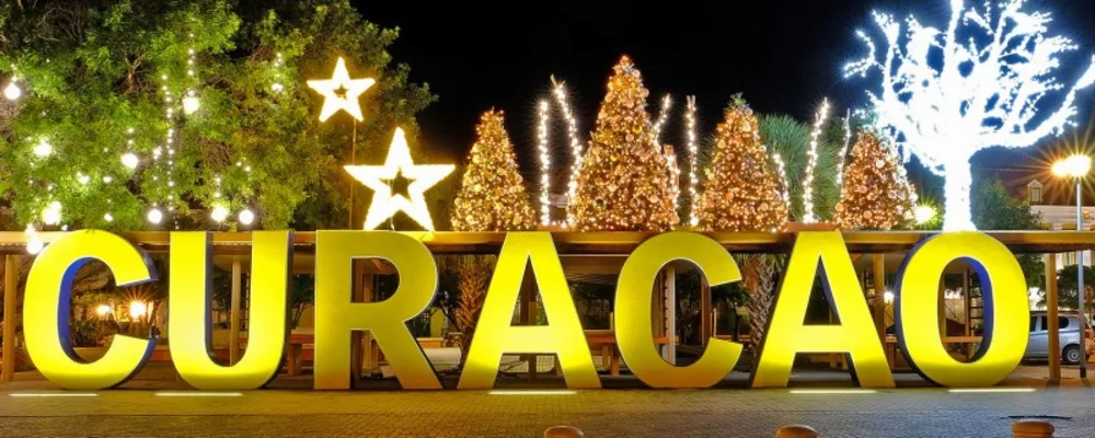 Curacao Sign Christmas