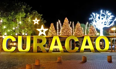 Curacao Sign Christmas