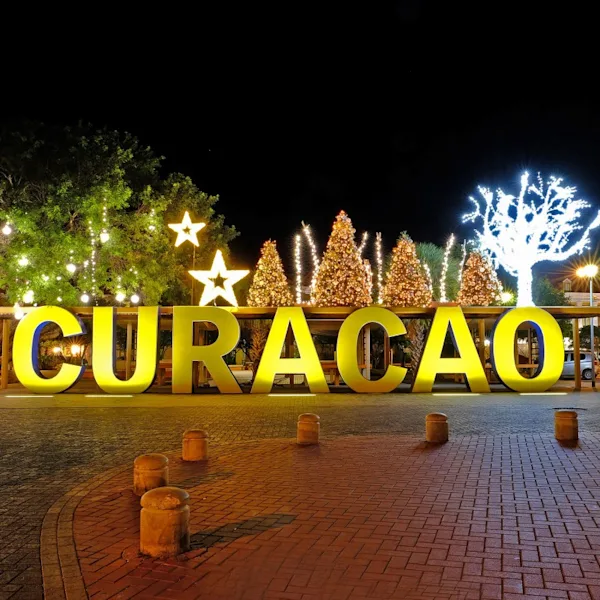 Curacao Sign Christmas