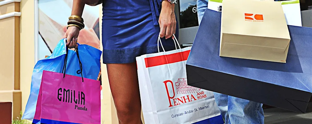Shopping bags header