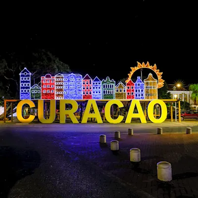 Christmas Curacao sign