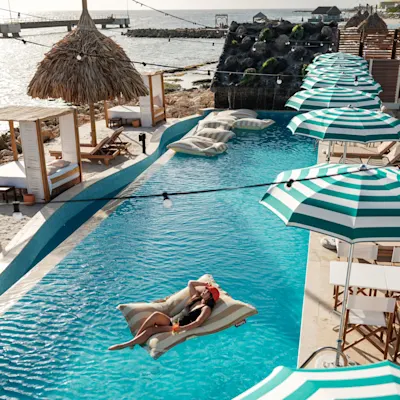 Mondi Beach Club Pool and Parasols