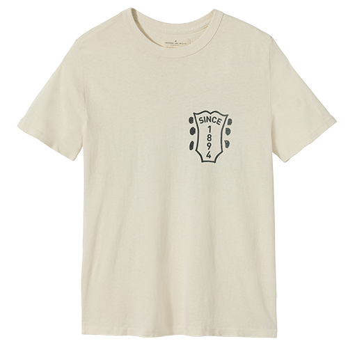 Imogene + Willie x Gibson "The Gibson Garage" Tee (Vintage White)