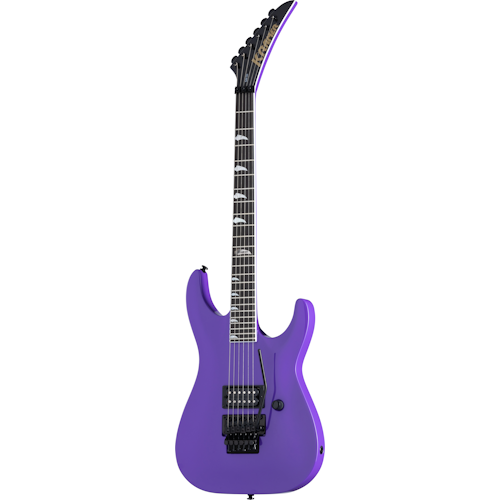 purple electric guitar