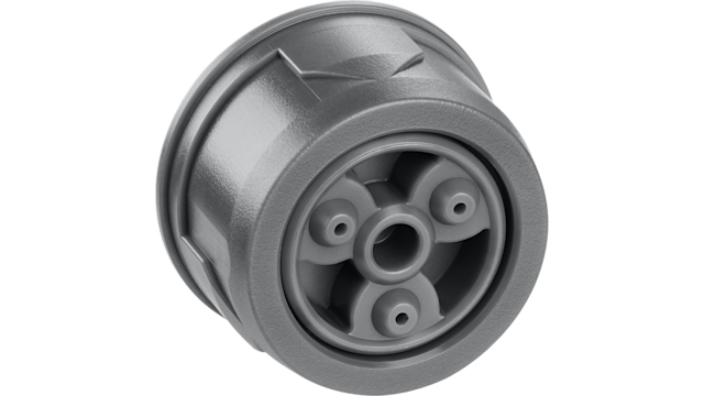 Atomizer with integrated thread
