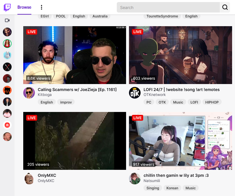 Twitch - Live Streaming