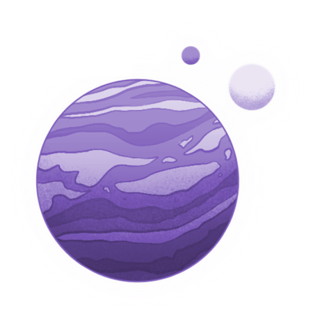 top purple planet